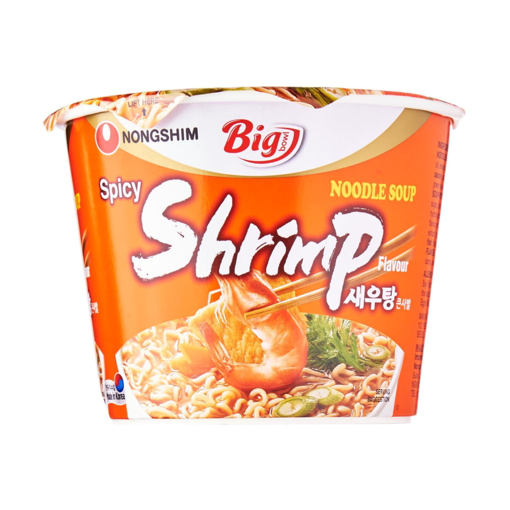 Levně Nong Shim NongShim instantní nudlová polévka Shrimp Big Bowl 115g