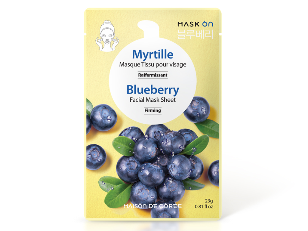 Pleťová maska Blueberry MAISON DE CORÉE 23g