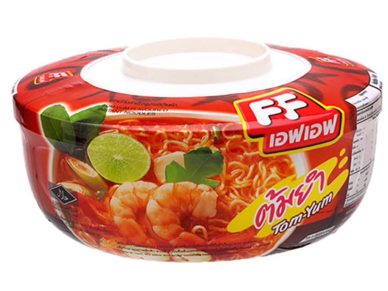 Levně FF instantní nudlová polévka v mísce - Tom Yum příchuť 65g