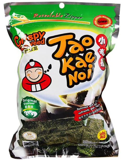 Tao Kae Noi mořská řasa snack Original 32g