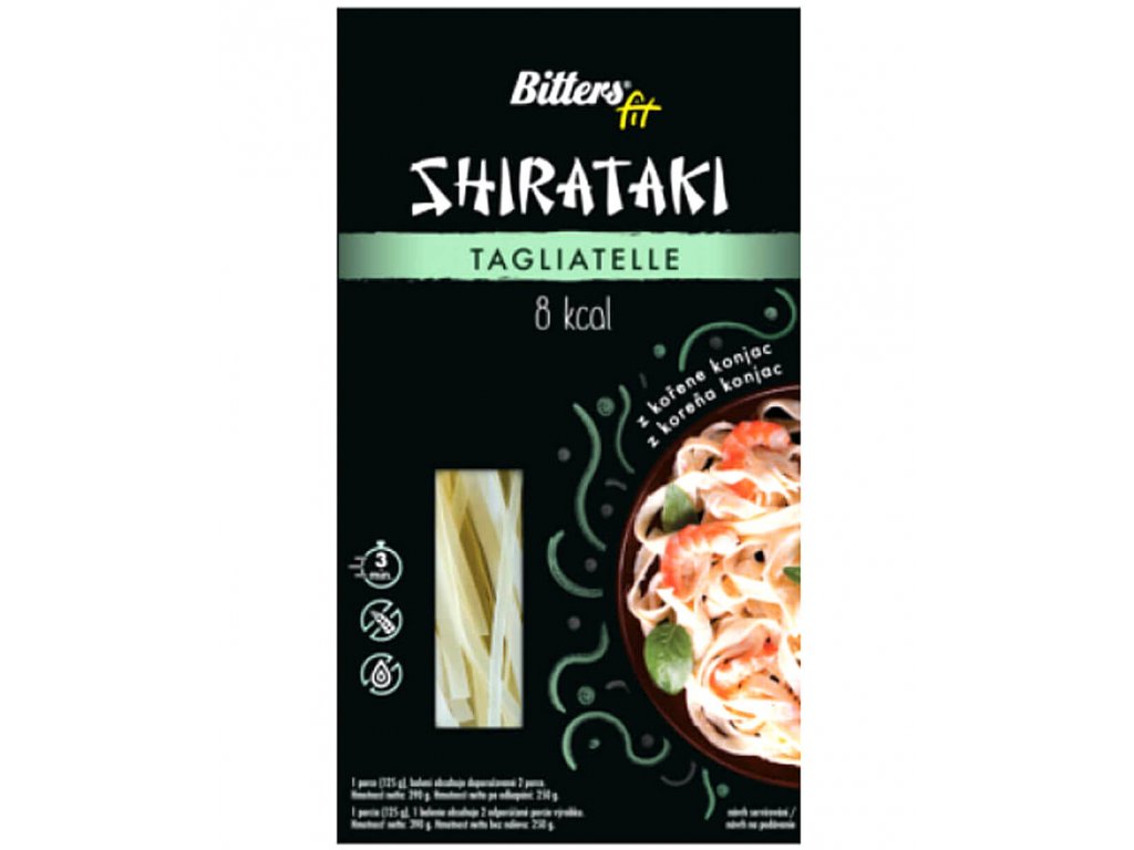 Bitters Shirataki konjakové tagliatelle 390g