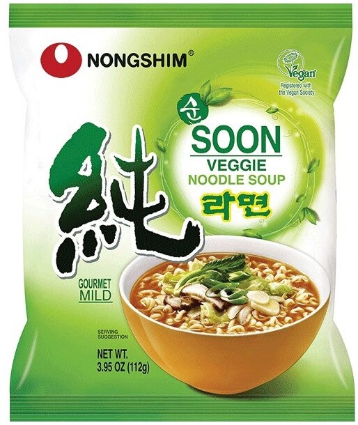 Levně Nong Shim NongShim instantní polévka Veggie Soon 112g