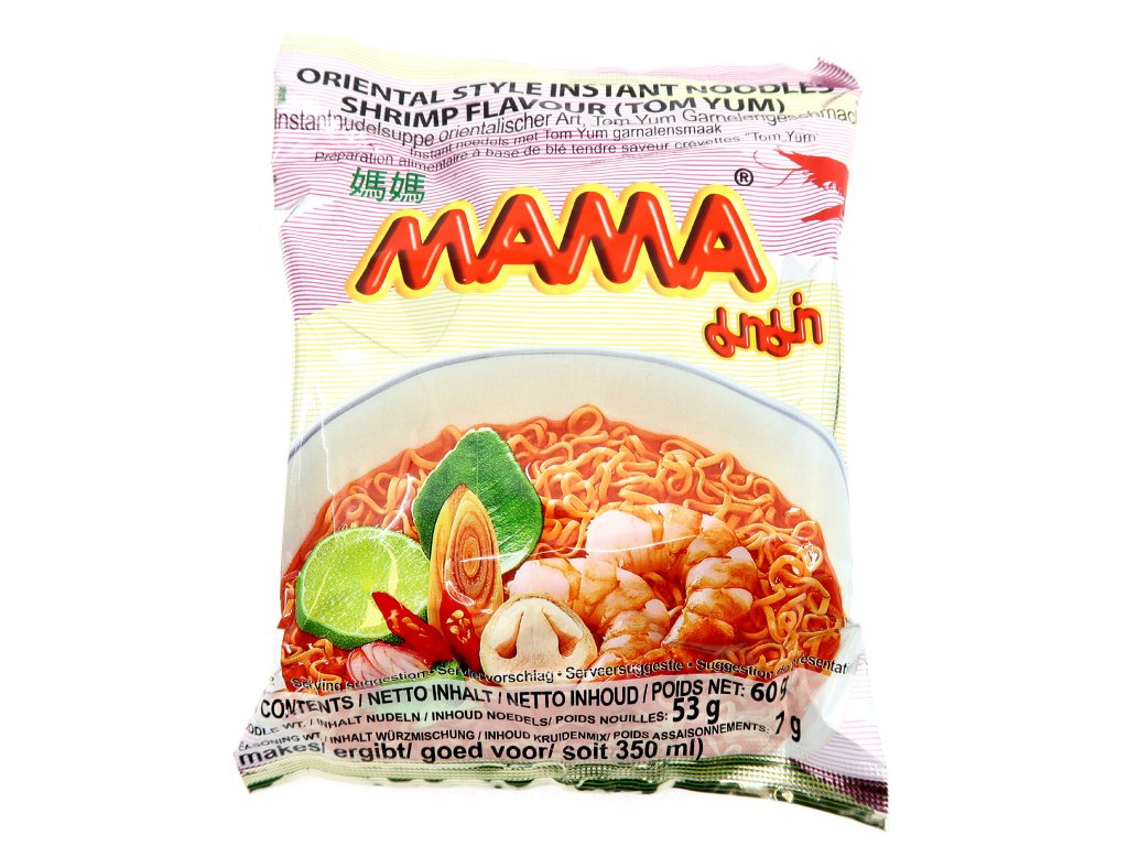 Levně MAMA instantní nudlová polévka s příchutí krevetí Tom Yum 60g