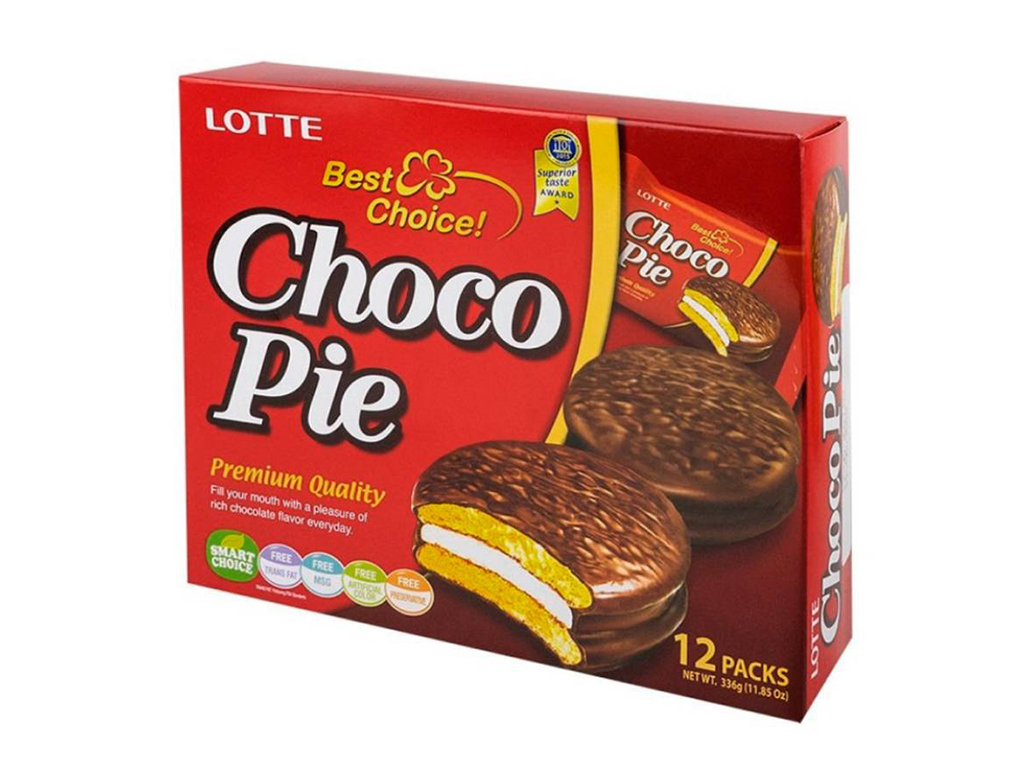 Lotte ChocoPie korejské čokoládové koláčky 336g