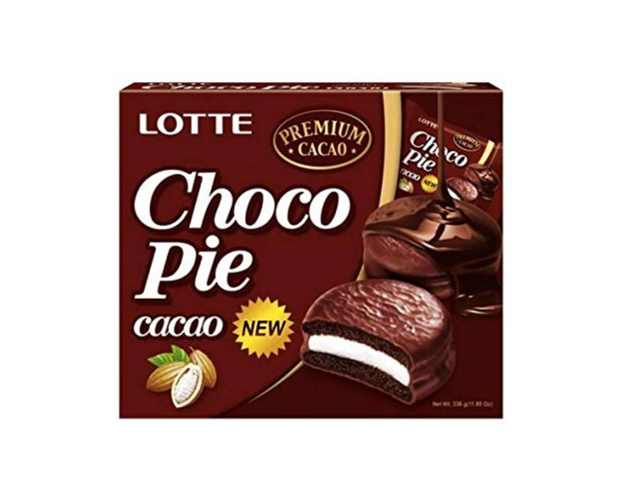 Lotte Choco Pie Cacao koláčky 336g (12x28g)