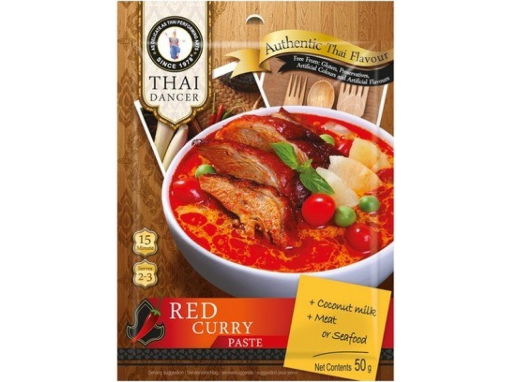 Levně Thai Dancer kari pasta červená 50g