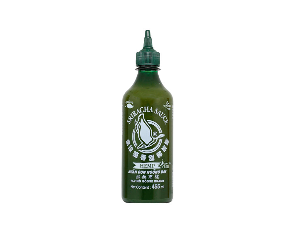Levně Flying Goose Sriracha chilli omáčka konopná 455ml