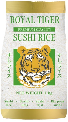 Levně Royal Tiger rýže na sushi 1kg