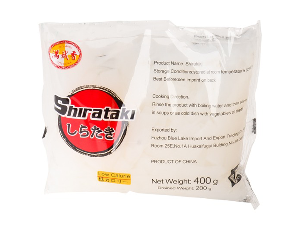 City Aroma Shirataki Konjak nudle široké 400g (broad)