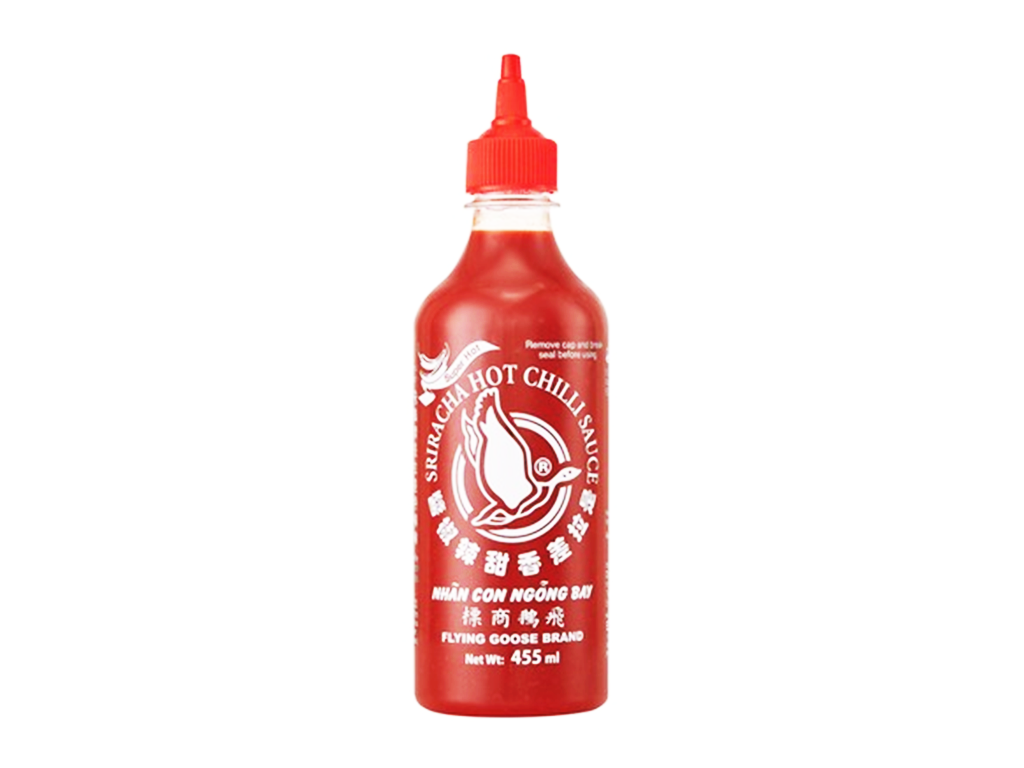 Flying Goose Sriracha chilli omáčka extra pálivá Flying Foose 455ml