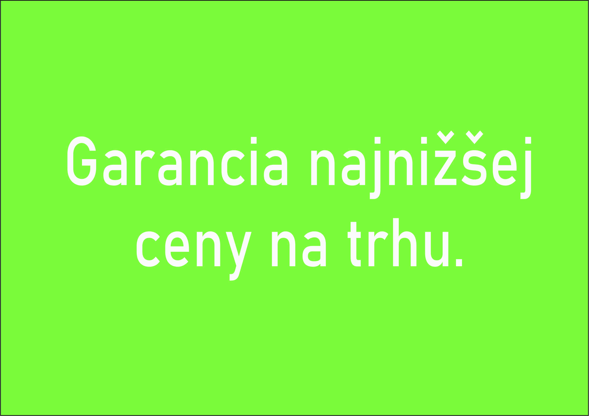 Garancia najnižšej ceny
