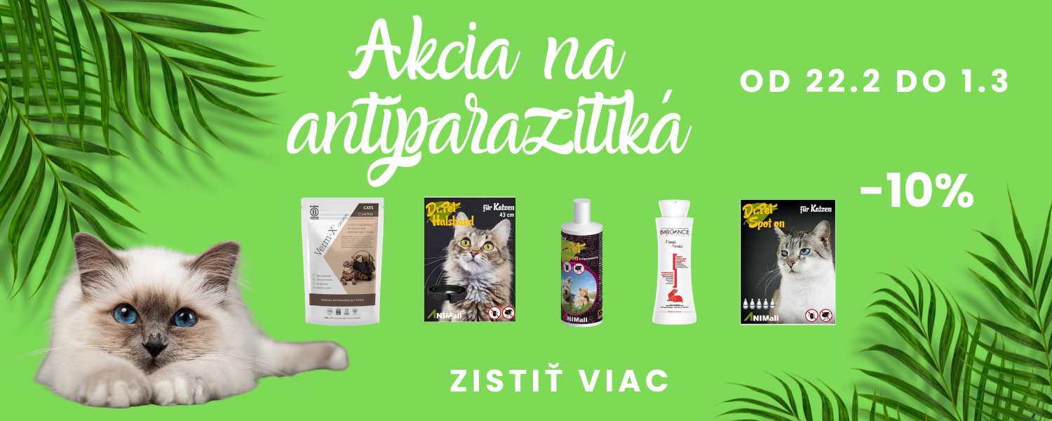 Antiparazitiká pre mačky