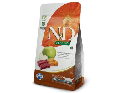 N&D Cat GF Pumpkin Venison & Apple 1,5kg