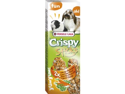Versele-Laga Crispy Sticks Rabbits-Guinea Pigs Carrot & Parsley 110g
