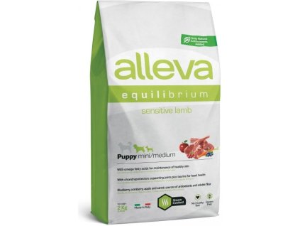 Alleva SP Equilibrium Dog Puppy Sensitive Mini & Medium Lamb 2kg