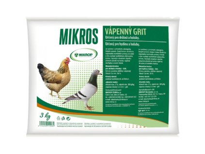 Mikros vápenný grit 3kg