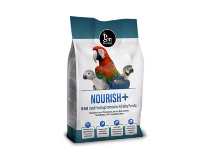 gm breeders nourish high fat hand feeding formula for baby birds 2kg