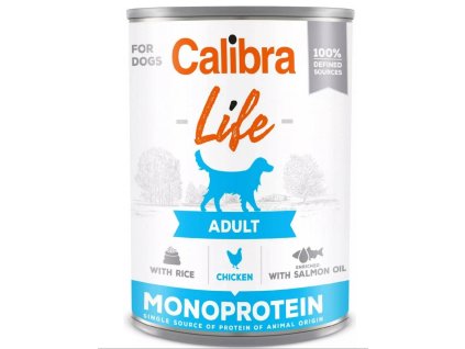 calibra adult life chicken rice 400g