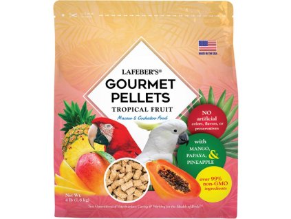 lafeber gourmet pellets tropic fruit macaw 1 8kg