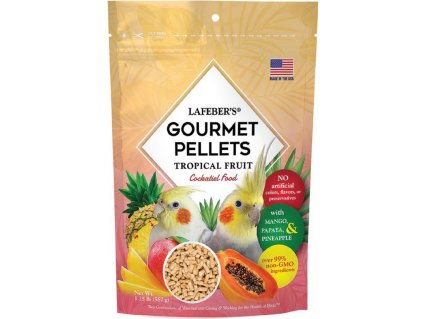 lafeber gourmet pellets tropic fruit cockatiel 567g