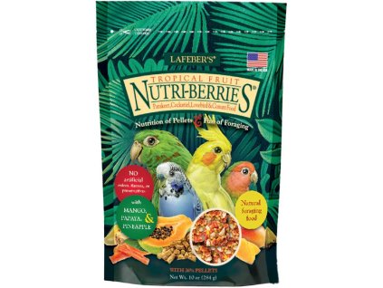 lafebers tropical fruit nutri berries for cockatiels 284g