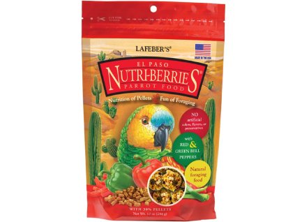 lafebers el paso nutri berries for parrots 284g