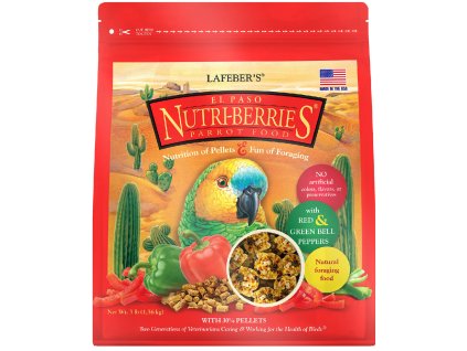 lafebers el paso nutri berries for parrots 1 36kg