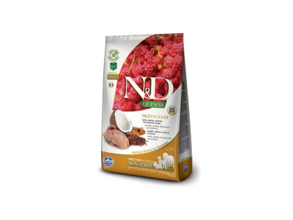 N&D Dog GF Quinoa Adult All Breed Skin & Coat Quail 7kg
