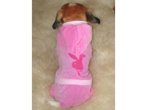 růžová teplakovka pro psa