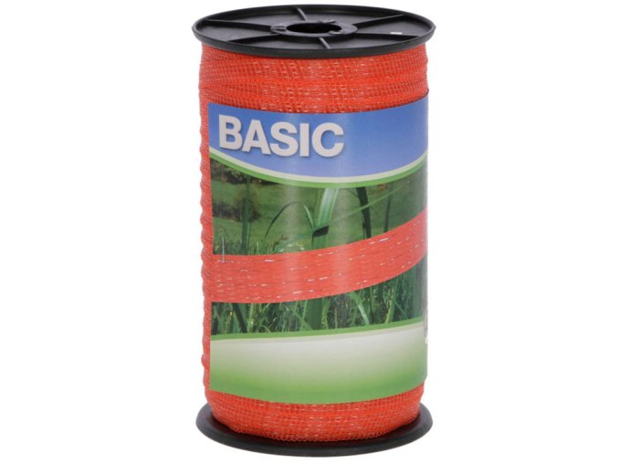 ohradnikova paska kerbl 441526 basic 10mm 200m 4x0 16 niro oranzova