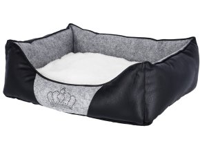 pelisek pro psy a kocky kerbl 80360 chiara 42x32x18 cm svetle seda cerna 1