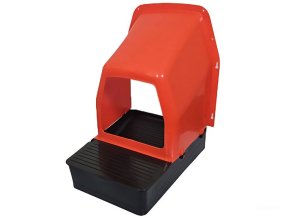 snaskove hnizdo pro slepice se sbernym kosikem na vejce atv 301635 manual nest 36x42x41 cervene 1