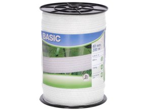 ohradnikova paska kerbl 441522 basic 40mm 200m 8x0 16 niro bila
