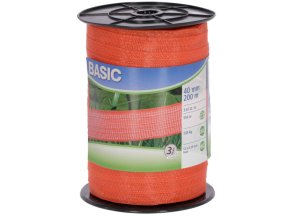 ohradnikova paska kerbl 441529 basic 40mm 200m 12x0 16 niro oranzova