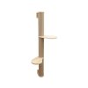 Skrabadlo s drevenymi odpocivadly pro kocky kerbl 80918 timber delka 127 cm s jutou 1