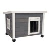 bouda pro kocky kerbl rustica seda 01