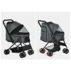 4119 3 kocarek pro psy pawhut d00 126gy tmave sedy