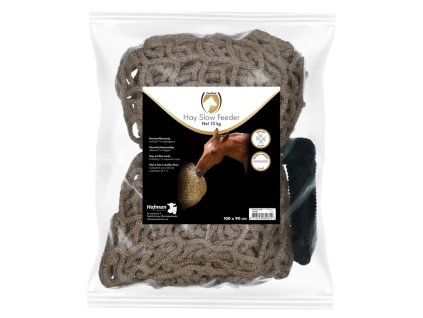 Extrémně pevná síť na seno Slowfeeder 10kg (Varianta velikost ok 45mm - 10kg)