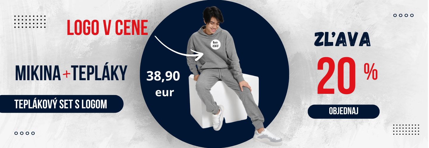 Mikina a tepláky s logom