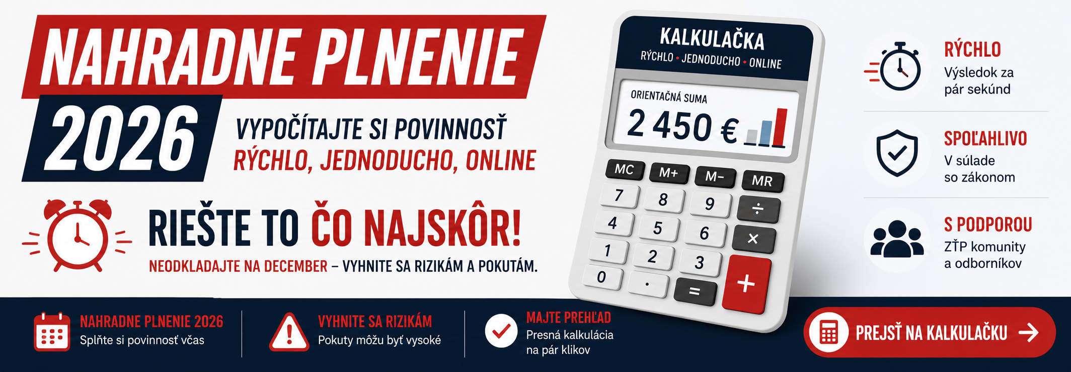 Náhradné plnenie 2026