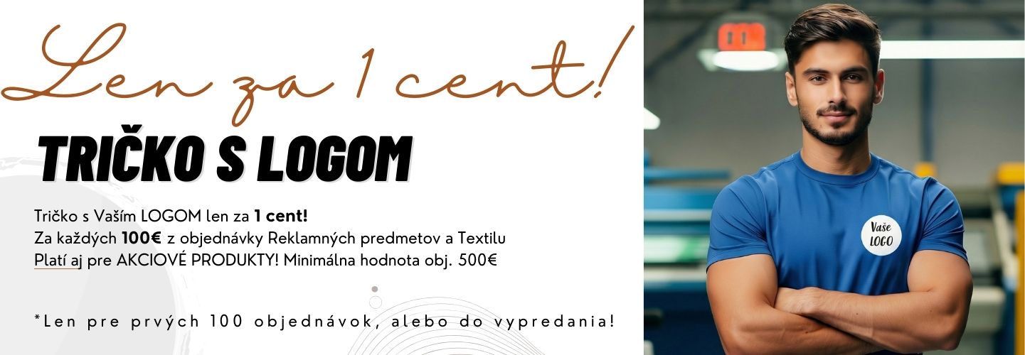 Akcia tričko za 1 cent