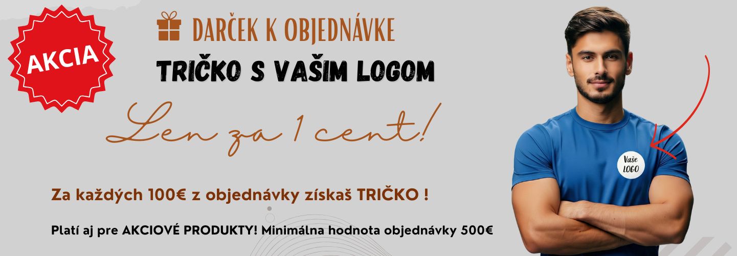 Akcia tričko za 1 cent