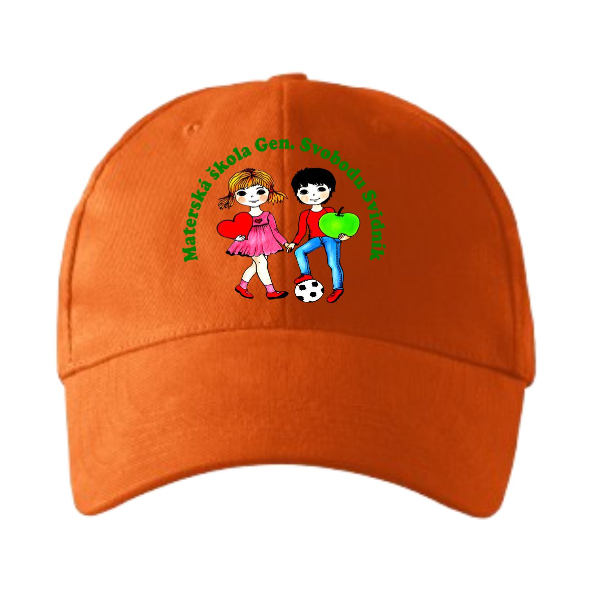 Oranžová šiltovka