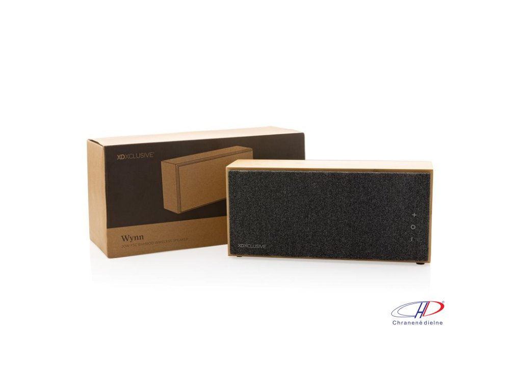 Bezdrôtový reproduktor 20W z bambusu , Brown