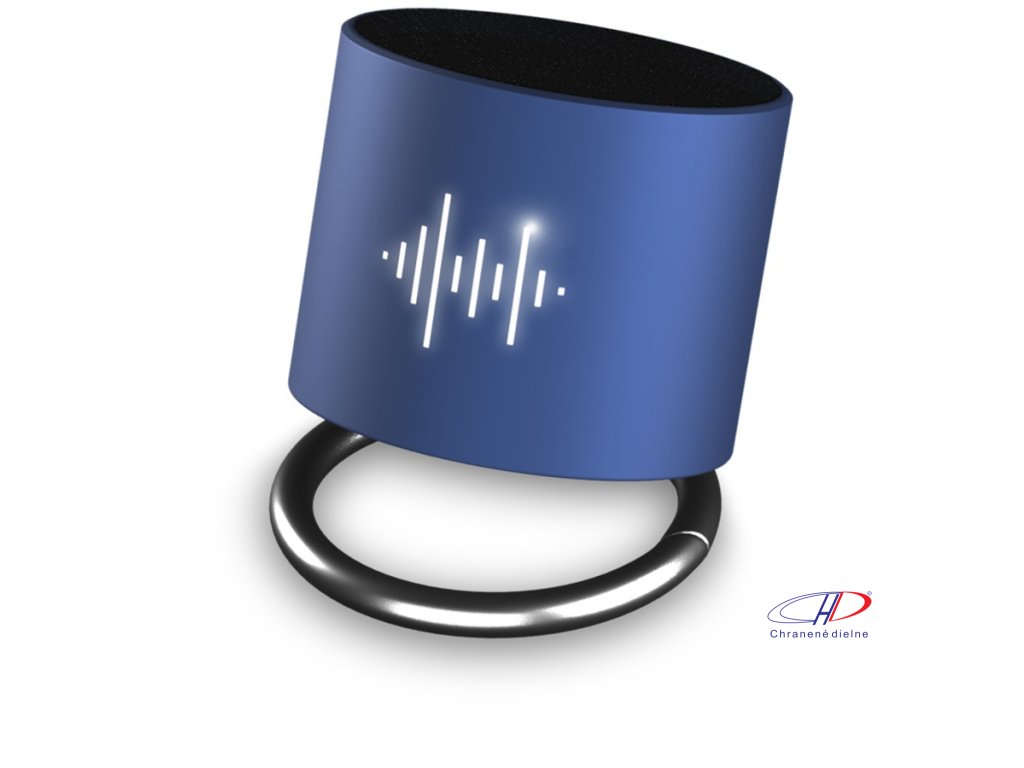 Bluetooth reproduktor 3W SCX.design S26 light-up , mid red/black