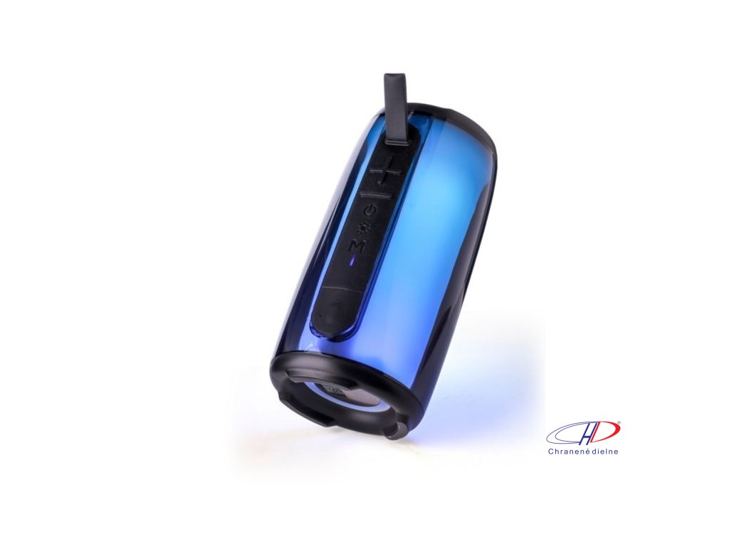 Outdoorový reproduktor s RGB svetlom , Black (Farba Black)