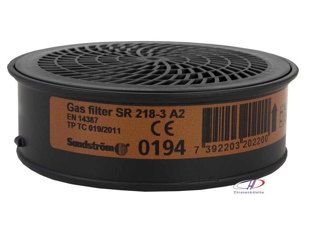 Filter SUNDSTRÖM SR 218-3 A2 - pre polomasky a celotvárové masky