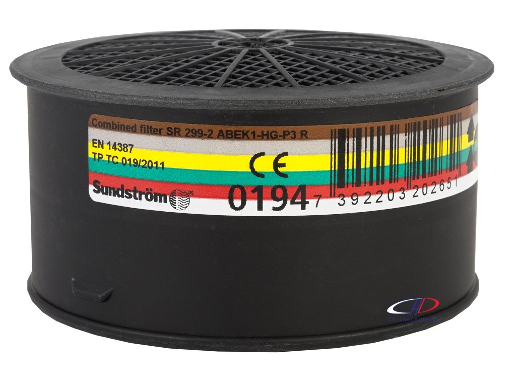 Filter SUNDSTRÖM SR 299-2 ABEK1HgP3 - pre polomasky a celotvárové masky
