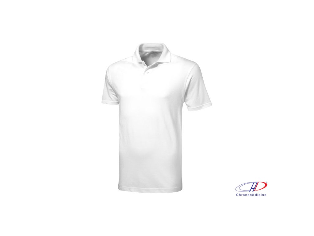 Slazenger•Polokošela Advantage s krátkým rukávom•160 g/m2•100% bavlna , white, S (Farba white, Velkost S)