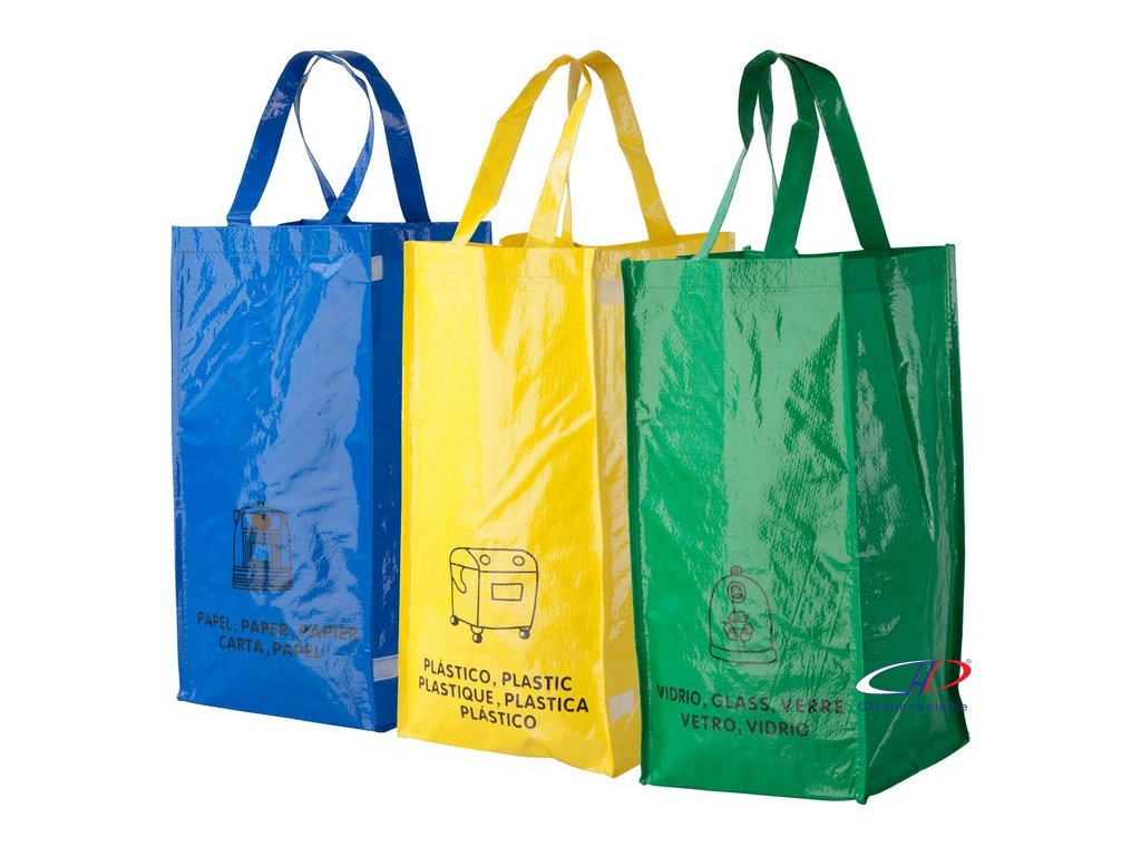 Tašky pre recykláciu odpadov , multicolor (Farba multicolor)